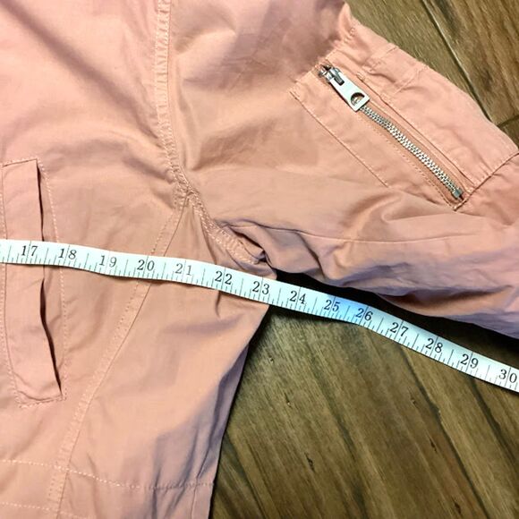 Guess Boyd Parka Fishtail Hem Hooded Jacket Men's Large in Cameo Brown Washed - Picture 9 of 12